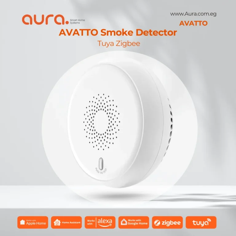 AVATTO Zigbee Smart Smoke Detector – كاشف دخان ذكي للحماية من الحرائق