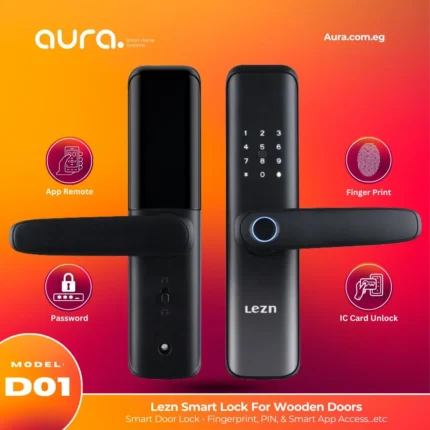 D01 LAZN Smart Locks MATTE GRAY BLACK