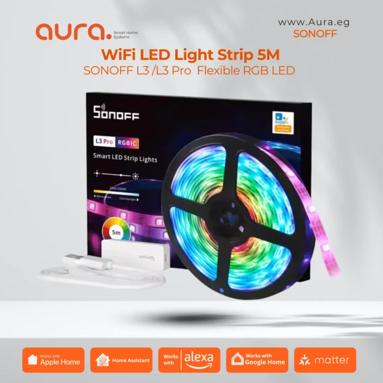 SONOFF L3 / L3 Pro شريط إضاءة ذكي واي فاي بطول 5 أمتار RGBIC، مزامنة موسيقى وتحكم صوتي Alexa Google Home