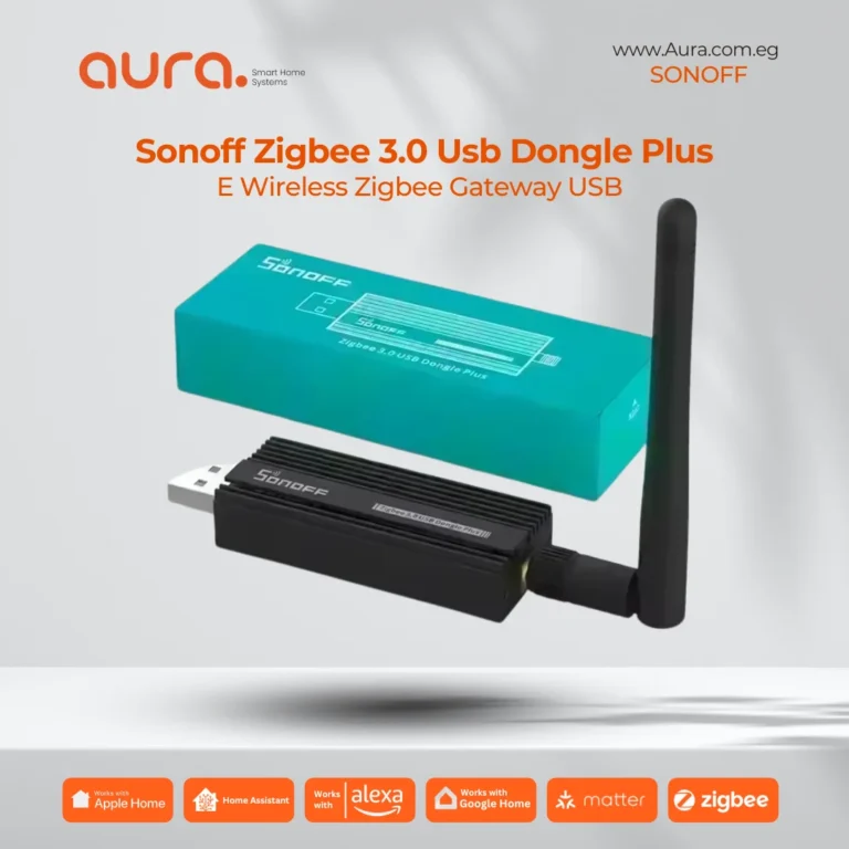 Sonoff Zigbee 3.0 USB Dongle Plus E – بوابة Zigbee متعددة الاستخدامات لمنصة Home Assistant وZigbee2MQTT، مع دعم Alexa وGoogle Home