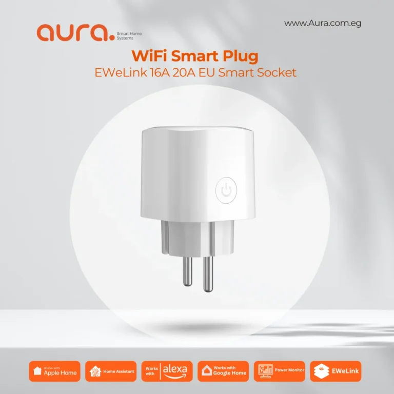 EWeLink WiFi Smart Socket 16A / 20A EU – مقبس ذكي بمراقبة الطاقة، مؤقت، وتحكم صوتي