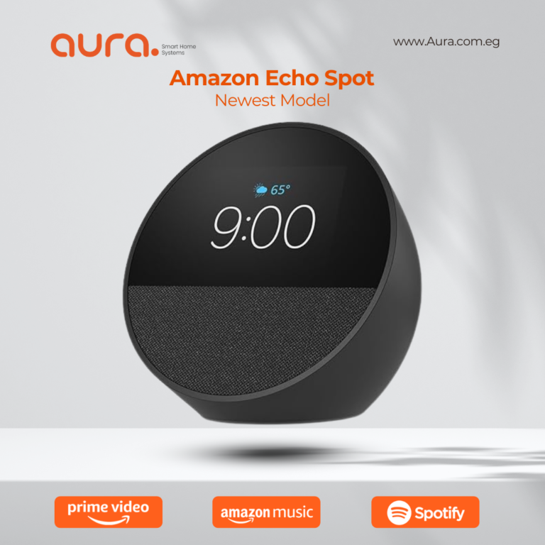 ⏰ Echo Spot – منبه ذكي بشاشة لمس وصوت قوي