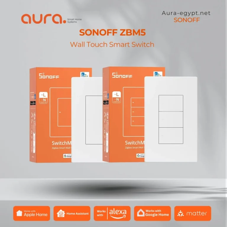 SONOFF ZBM5 - مفتاح حائط ذكي يعمل ببروتوكول Zigbee