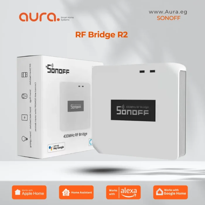 SONOFF RF Bridge R2 – اجعل أجهزتك بتردد 433MHz ذكية فورًا!