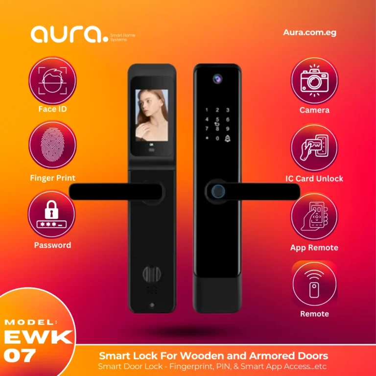 قفل EWK07 الذكي – أمان ذكي بكاميرا مدمجة