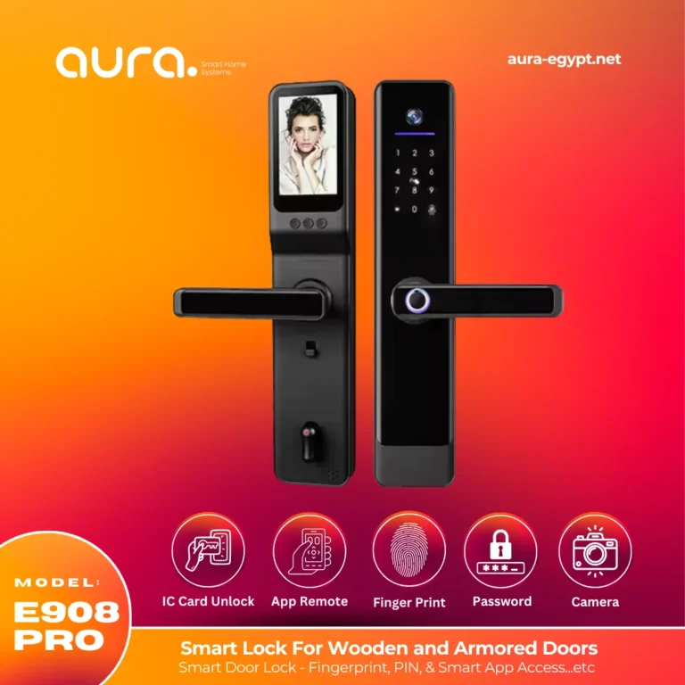 E908 PRO – قفل ذكي بكاميرا من Tuya